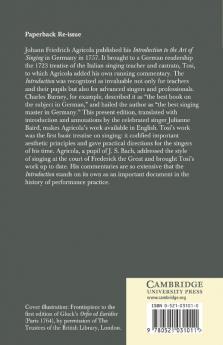 Introduction to the Art of Singing by Johann Friedrich Agricola