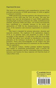 Nuclear Magnetic Resonance in Solid Polymers