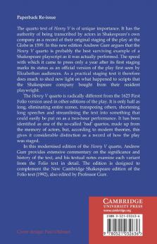 The First Quarto of King Henry V