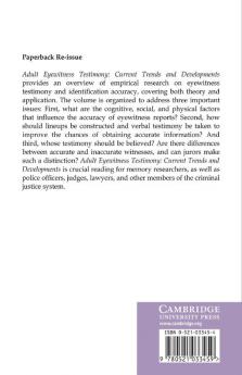 Adult Eyewitness Testimony