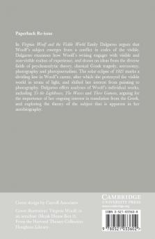 Virginia Woolf and the Visible World