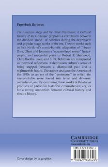 The American Stage and the Great Depression