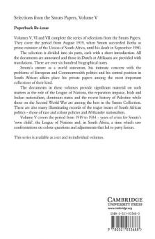 Selections from the Smuts Papers