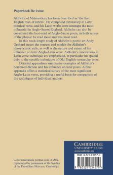 The Poetic Art of Aldhelm