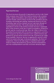 Growth Accumulation and Unproductive Activity