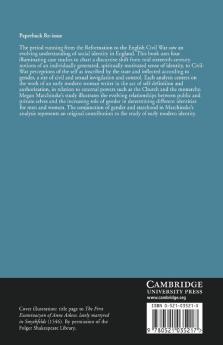 Writing Gender and State in Early Modern England
