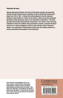 German Expressionist Theatre