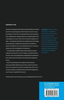 Electronic and Optoelectronic Properties of Semiconductor Structures