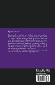 Regional Private Laws and Codification in Europe