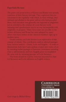 Creative Imitation and Latin Literature
