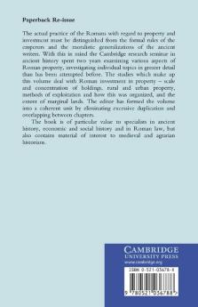 Studies in Roman Property