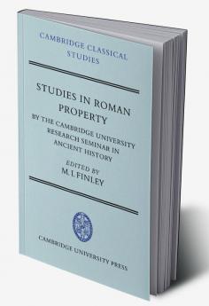 Studies in Roman Property