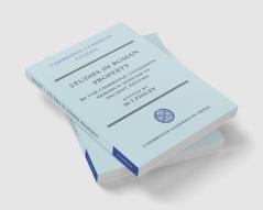 Studies in Roman Property