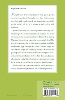 Molybdenum in Agriculture