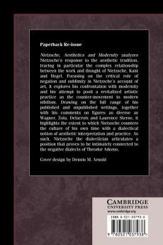 Nietzsche Aesthetics and Modernity