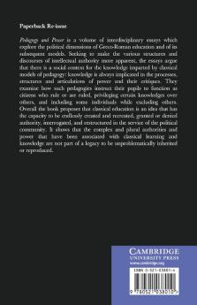 Pedagogy and Power