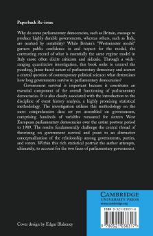 Government Survival in Parliamentary Democracies