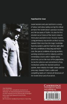 Soviet Workers and Late Stalinism