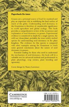 Seed Dormancy in Grasses