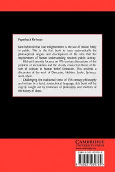 Enlightenment and Action from Descartes to Kant