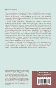 Ecology and Exchange in the Andes