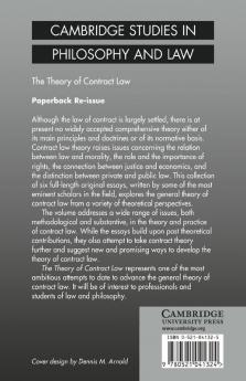 The Theory of Contract Law