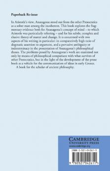 An Essay on Anaxagoras