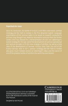 German Strategy and the Path to Verdun