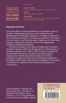 Images and Cultures of Law in Early Modern England
