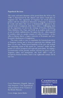 Arguments of Augustan Wit