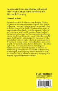 Commercial Crisis and Change in England 1600-1642