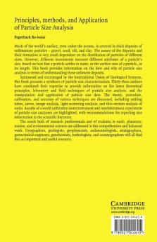 Principles Methods and Application of Particle Size Analysis