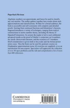 Approximation by Algebraic Numbers