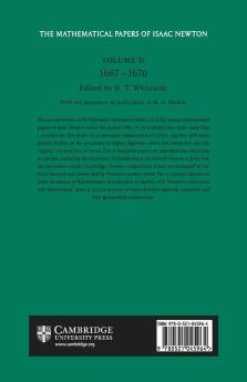 The Mathematical Papers of Isaac Newton