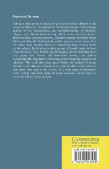 Ethnicity Religion and Class in Israeli Society