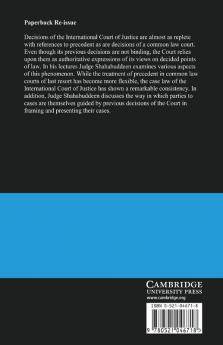 Precedent in the World Court