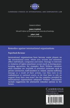Remedies Against International Organisations