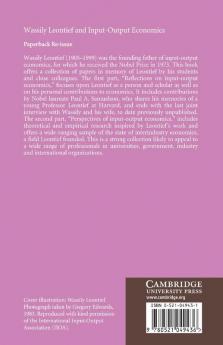Wassily Leontief and Input-Output Economics