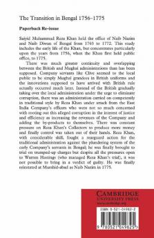 The Transition in Bengal 1756 75