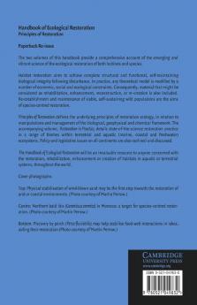 Handbook of Ecological Restoration