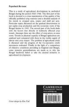 Bengal Agriculture 1920 1946