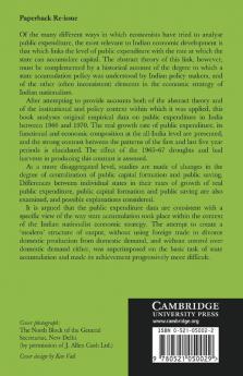Public Expenditure and Indian Development Policy 1960 70