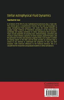 Stellar Astrophysical Fluid Dynamics