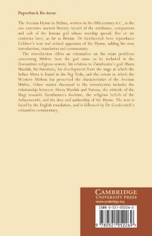 The Avestan Hymn to Mithra