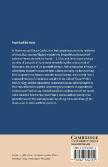 Modernism and Cultural Conflict 1880 1922