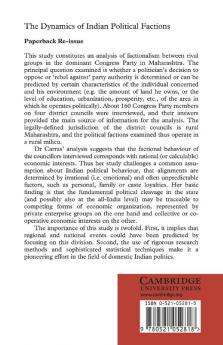 The Dynamics of Indian Political Factions