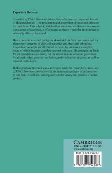 Acoustics of Fluid-Structure Interactions