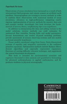 Inverse Methods in Physical Oceanography