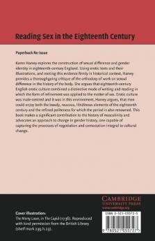 Reading Sex in the Eighteenth Century