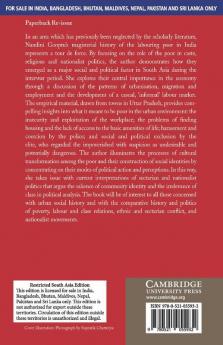 The Politics of the Urban Poor in Early Twentieth-Century India (South Asia Edition)